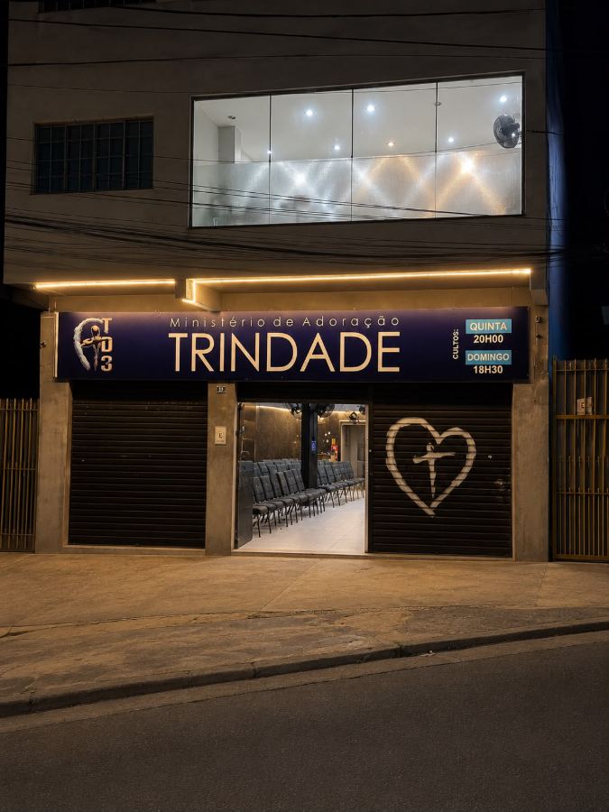 Fachada do Ministério de Adoração Trindade